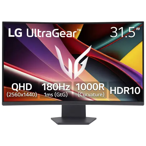 LG UltraGear 32” QHD 180Hz Curvo Gaming Monitor (32GQ60WA-B)'s photo #1