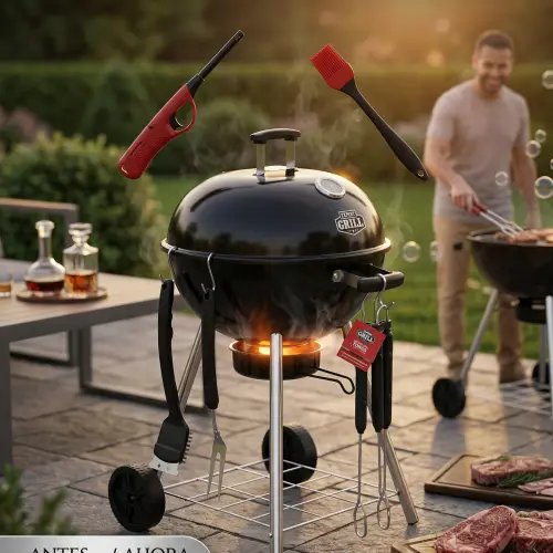 Asador de Carbón Expert Grill 22.5” con Accesorios's photo #1