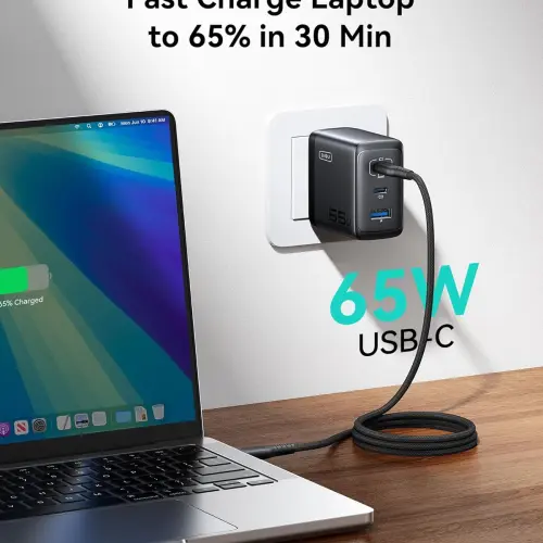 INIU Cargador 65W Power Delivery 3 Puertos USB-C — imagen 2