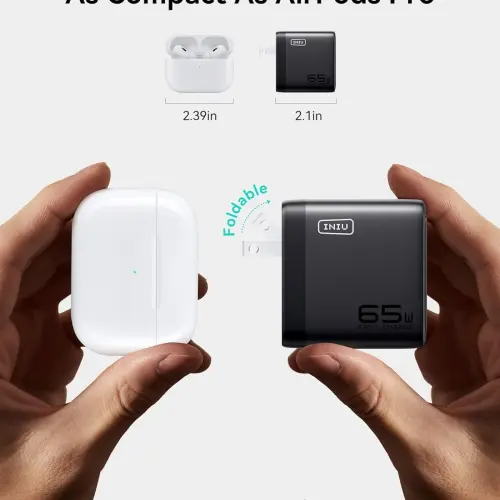 INIU Cargador 65W Power Delivery 3 Puertos USB-C — imagen 4