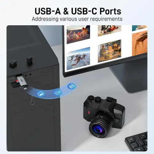 Acer Lector de Tarjetas SD USB-C y USB-A 3.0 Dual Slot's photo #4