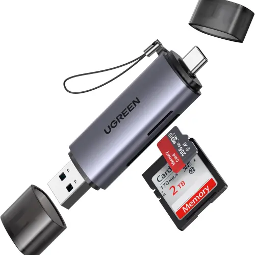 Lector de Tarjetas UGREEN USB-C / USB 3.0 2 en 1 SD y microSD — imagen 1