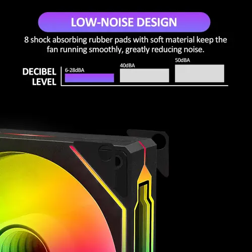 Pack 3 Fanes 120mm ARGB Infinity Mirror's photo #3