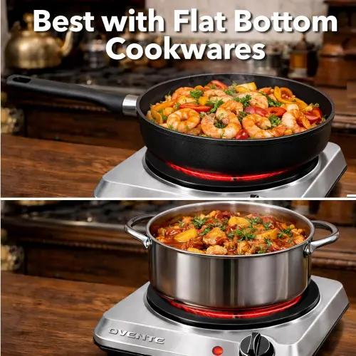 Hornilla Eléctrica Infrarroja OVENTE 1000W's photo #6