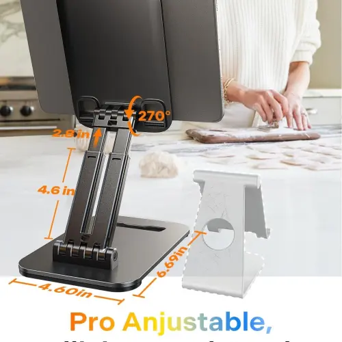 Soporte Ajustable LISEN para Tablet e iPad hasta 15.9” Plegable con Altura y Ángulo Regulables para Escritorio's photo #2