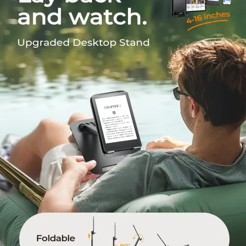 Soporte Ajustable LISEN para Tablet e iPad hasta 15.9” Plegable con Altura y Ángulo Regulables para Escritorio's photo #5