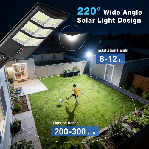 Lámparas solares LED 6000W 6500K con sensor de movimiento y control remoto (pack 2)'s photo #1