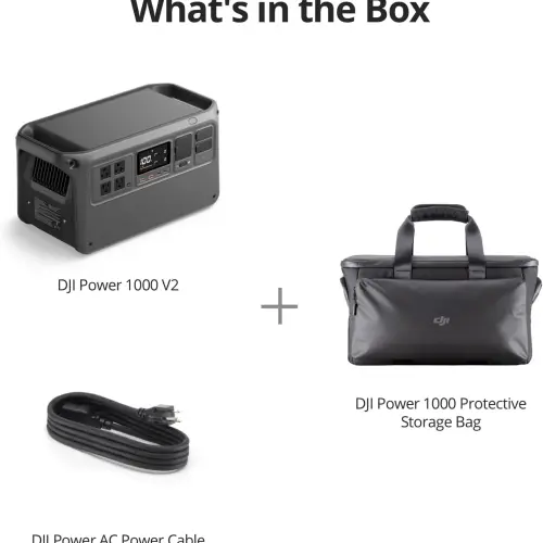 Estación de Energía Portátil DJI Power 1000 V2 1024Wh LFP 2600W con Bolso Protector DJI y Carga Rápida 0–80% en 37 Minutos's photo #8