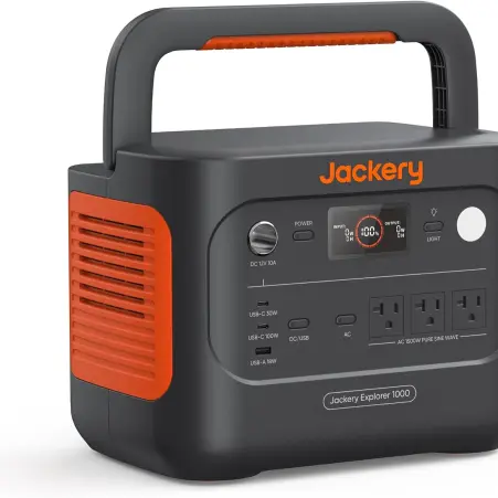Estación de Energía Portátil Jackery Explorer 1000 v2 1069Wh LiFePO4 1500W con Cable de Extensión 5M's photo #1