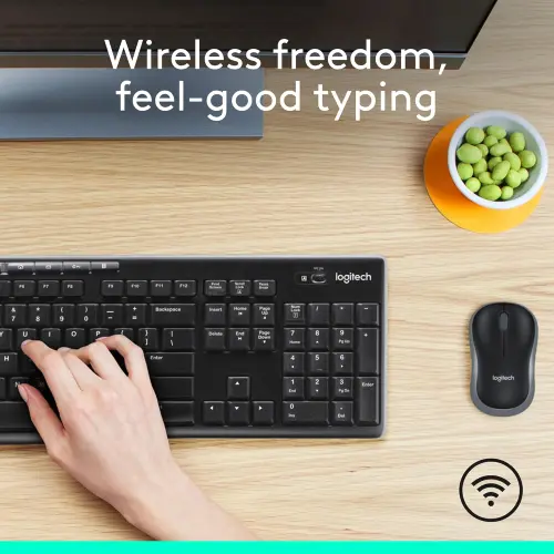 Combo Logitech MK270 Teclado y Mouse Inalámbrico Full Size con Receptor USB's photo #1