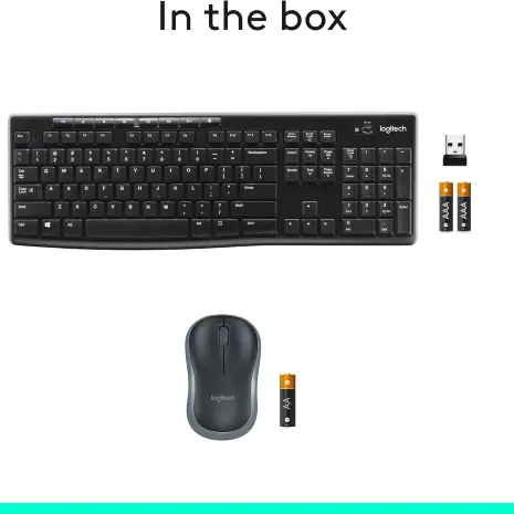 Combo Logitech MK270 Teclado y Mouse Inalámbrico Full Size con Receptor USB's photo #10