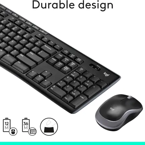 Combo Logitech MK270 Teclado y Mouse Inalámbrico Full Size con Receptor USB's photo #5