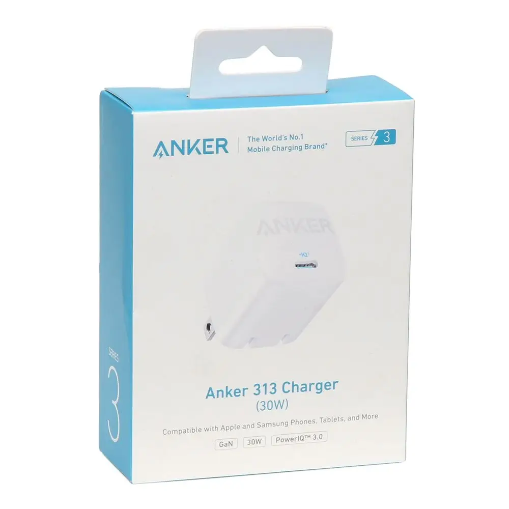 Cargador Anker Nano Pro 30W USB-C Power Delivery Plegable Color Blanco's photo #3