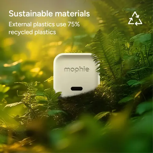 Cargador Mophie Speedport 35W USB-C GaN Plegable Compacto Color Blanco's photo #3