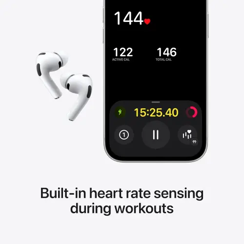 Audífonos Apple AirPods Pro 3 Inalámbricos con Cancelación de Ruido, Audio Espacial, USB-C y Sensor Cardíaco's photo #2