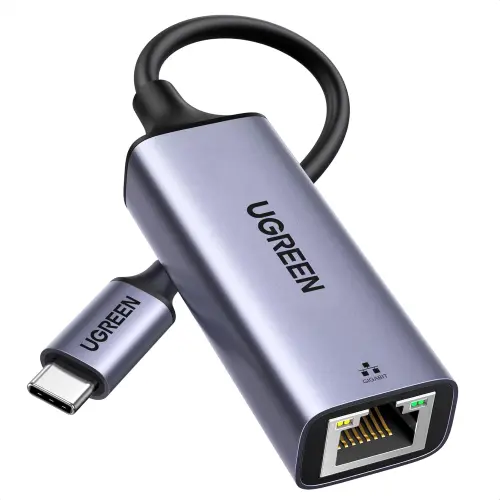 Adaptador UGREEN USB-C a Ethernet Gigabit RJ45 1000Mbps para MacBook, iPad, iPhone y Laptops USB-C — imagen 1