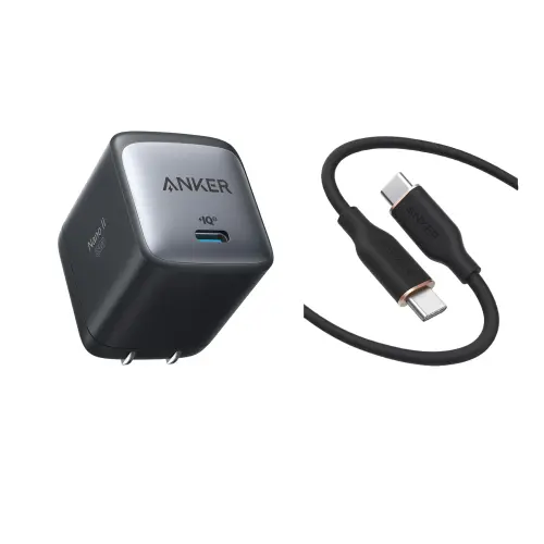 Cargador Celular Anker 715 Nano II 65W USB-C GaN II con PPS, PIQ 3.0 y Enchufe Plegable — imagen 1