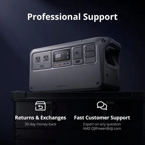 Estación de Energía Portátil DJI Power 1000 Estación de Energía Portátil 1024Wh 2200W LiFePO₄ con UPS y Carga Rápida — imagen 7