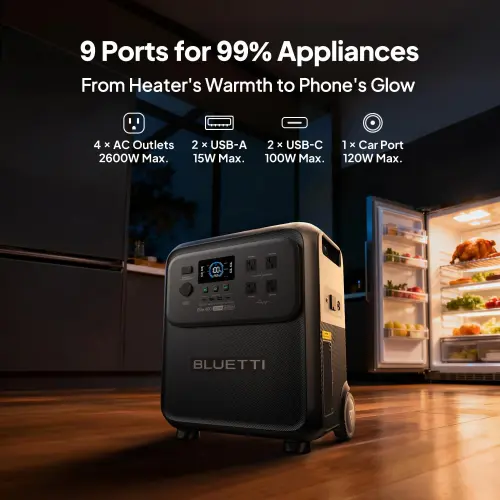 BLUETTI Elite 400 3840Wh 2600W – Estación de Energía Portátil LiFePO₄ de Gran Capacidad para Apagones — imagen 4