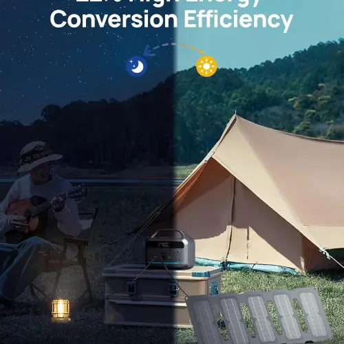 DaranEner NEOX 192Wh 300W con Panel Solar 30W – Estación de Energía Portátil LiFePO₄ para Apagones — imagen 7