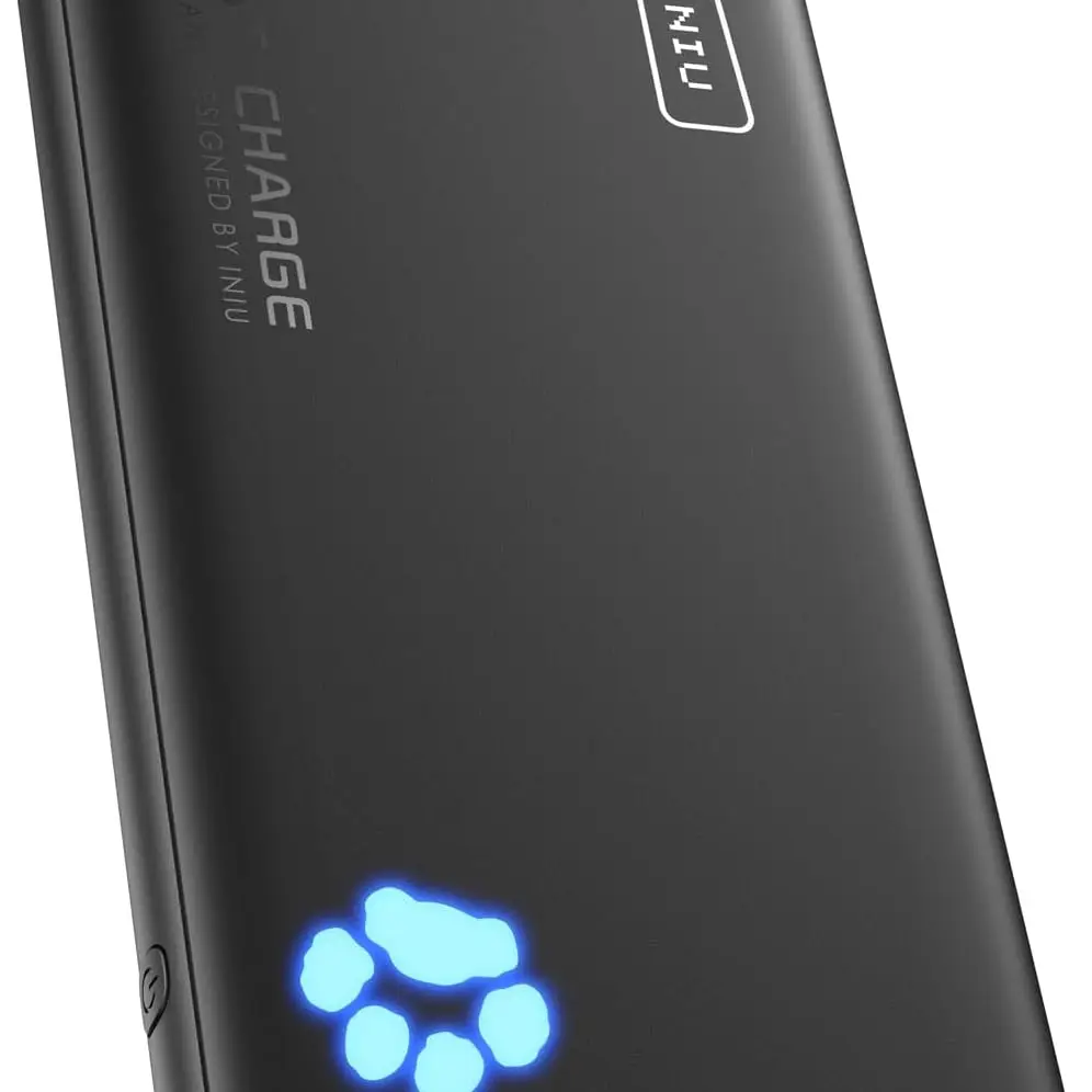 Power Bank INIU 10000mAh USB-C de Carga Rápida con Linterna, Diseño Ultrafino — imagen 1