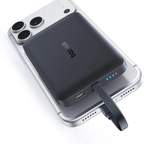 Power Bank Baseus MagSafe 10000mAh 30W con Cable USB-C Integrado — imagen 1