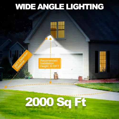 Luces solares TFKK para exterior 6 Pack con sensor de movimiento, control remoto e IP66 — imagen 5