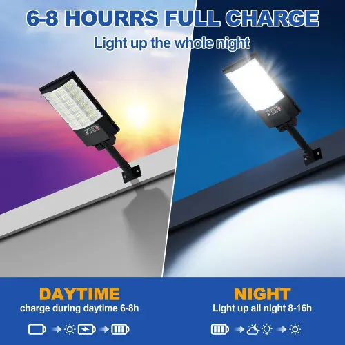 Luces solares TFKK para exterior 6 Pack con sensor de movimiento, control remoto e IP66 — imagen 2