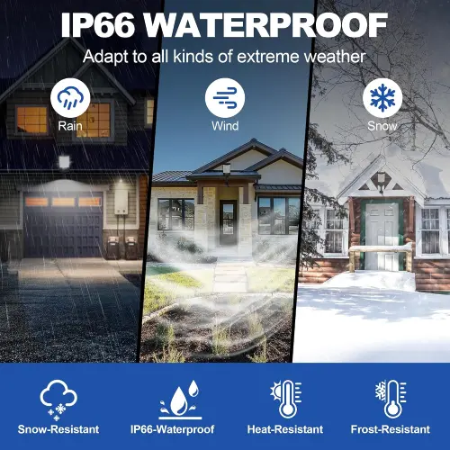 Luces solares TFKK para exterior 6 Pack con sensor de movimiento, control remoto e IP66 — imagen 4