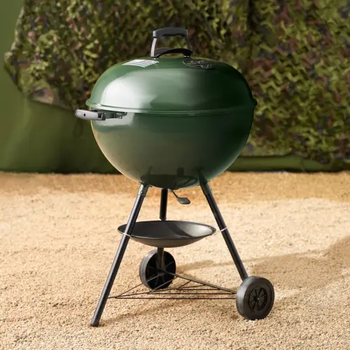 Parrilla/Asador Weber Original Kettle 22” Salute to Service Verde con Sistema One-Touch — imagen 3