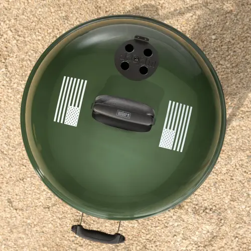 Parrilla/Asador Weber Original Kettle 22” Salute to Service Verde con Sistema One-Touch — imagen 4
