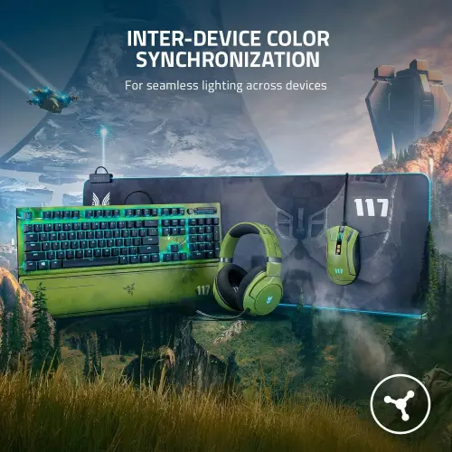 Mouse Pad Razer Goliathus Extended Chroma, Halo Infinite Edition (920 mm x 294 mm x 3 mm)'s photo #4