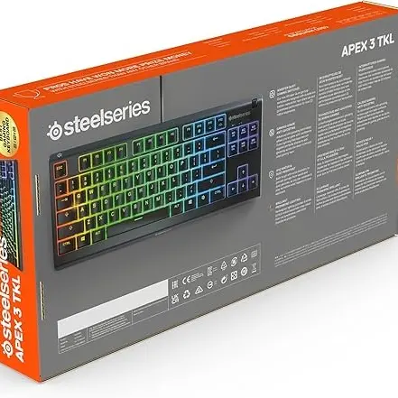 Teclado SteelSeries Apex 3 TKL RGB | Silencioso, Resistente al Agua, Anti-Ghosting — imagen 5