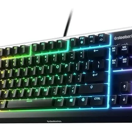 Teclado SteelSeries Apex 3 TKL RGB | Silencioso, Resistente al Agua, Anti-Ghosting — imagen 1