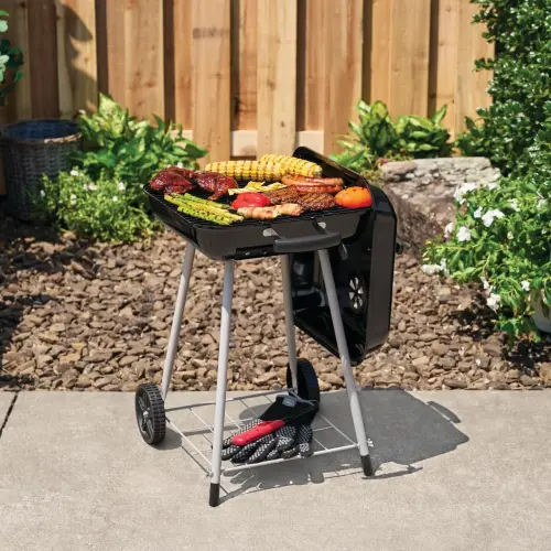 Kit Asador de Carbón con Ruedas Expert Grill 17.5” + Accesorios's photo #4