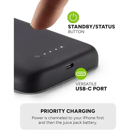 Cover Power Bank iPhone 15 Mophie Juice Pack 2400mAh | Protección + Carga's photo #4
