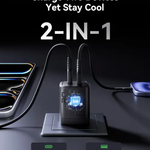 Cargador Carga Rápida INIU 30W PD QC 3.0 con Cable USB-C 1.5m's photo #2