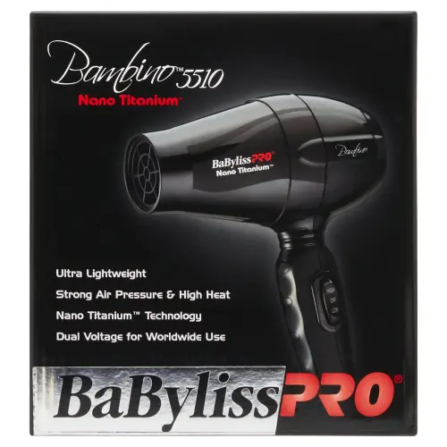 BaBylissPRO Secador de Viaje Compacto Nano Titanium's photo #4