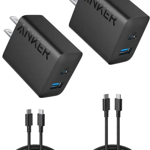 Cargador Anker 20W USB-C Doble con Cables para iPhone's photo #1