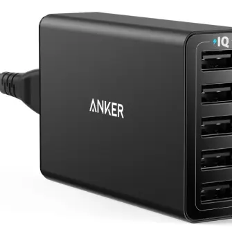 Cargador de Escritorio Anker PowerPort 5 Puertos USB-A 40W's photo #1