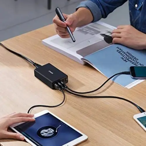 Cargador de Escritorio Anker PowerPort 5 Puertos USB-A 40W's photo #3