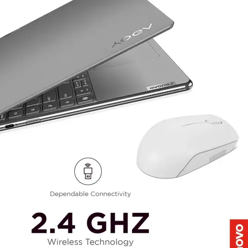 Mouse Inalámbrico Lenovo 300 Compacto 2.4G USB Ambidiestro's photo #3