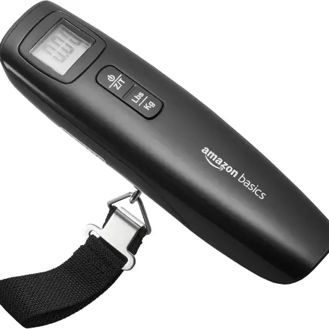 Balanza Digital Portátil Amazon Basics para Equipaje 50Kg/110Lb's photo #1