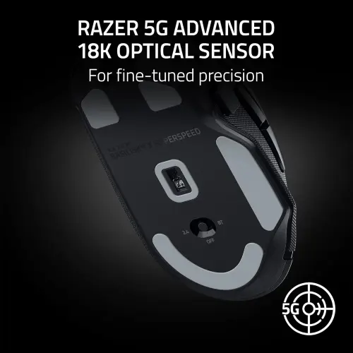 Mouse gaming Razer Basilisk V3 X HyperSpeed inalámbrico 18K DPI's photo #4