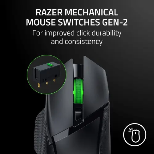 Mouse gaming Razer Basilisk V3 X HyperSpeed inalámbrico 18K DPI's photo #5