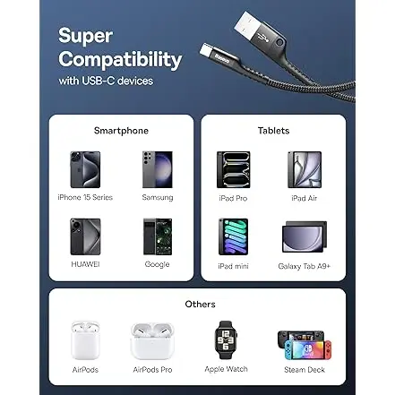 Cable USB A a USB-C Baseus 100W Retráctil 3.3ft's photo #5