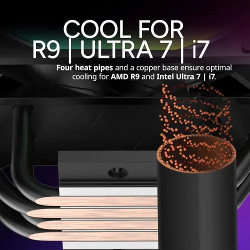 Disipador Cooler Master Hyper 212 Pro aRGB con Ventilador PWM 120mm's photo #2