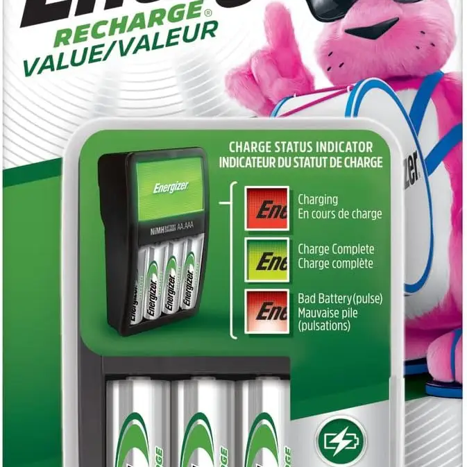 Cargador Energizer AA/AAA con 4 Pilas Recargables — imagen 8