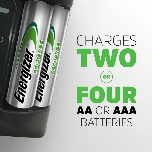 Cargador Energizer AA/AAA con 4 Pilas Recargables — imagen 2