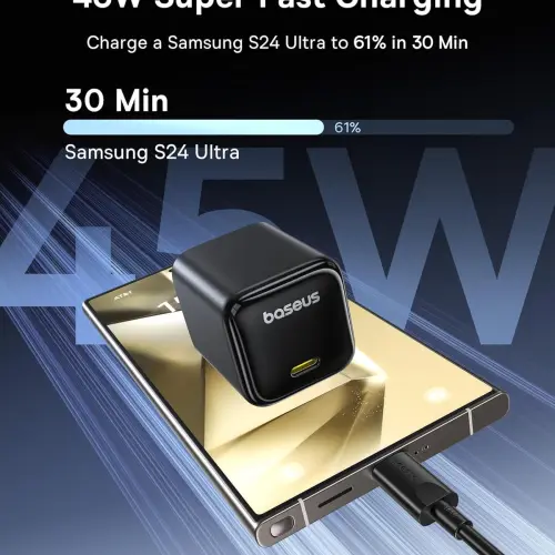 Baseus 45W Cargador USB-C con Cable Original's photo #2